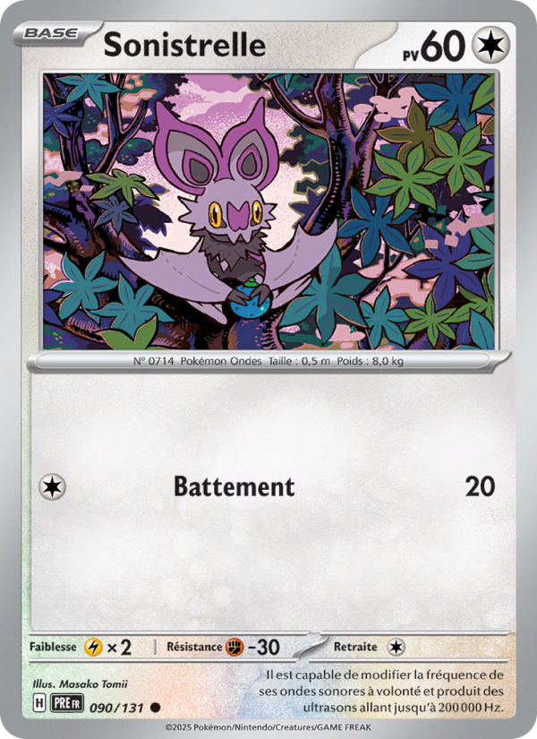 Sonistrelle 090 — Évolutions Prismatiques (French Pokémon TCG card)