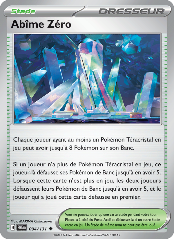Abîme Zéro 094 — Évolutions Prismatiques (French Pokémon TCG card)