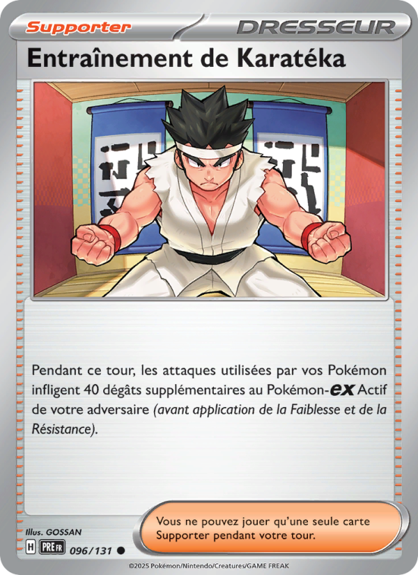 Entraînement de Karatéka 096 — Évolutions Prismatiques (French Pokémon TCG card)