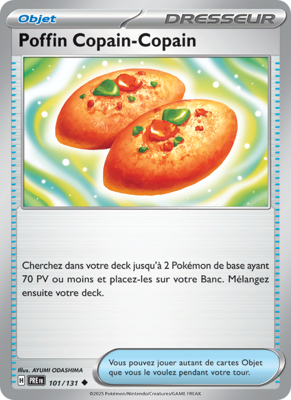 Poffin Copain-Copain 101 — Évolutions Prismatiques (French Pokémon TCG card)