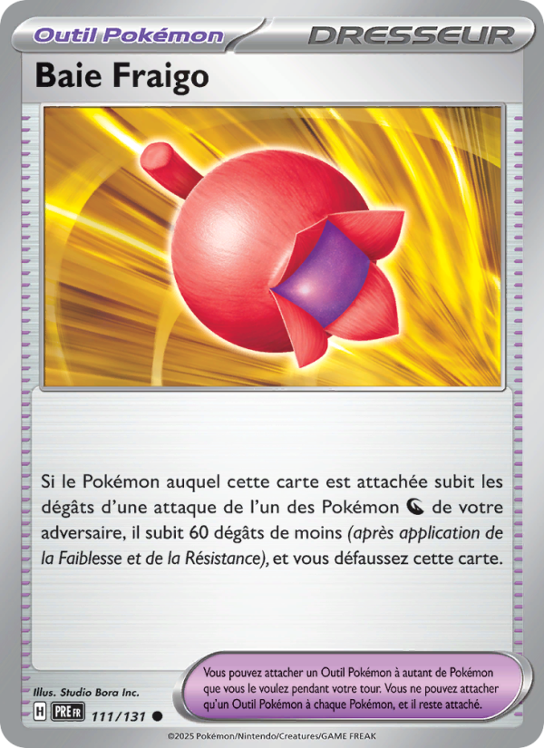 Baie Fraigo 111 — Évolutions Prismatiques (French Pokémon TCG card)