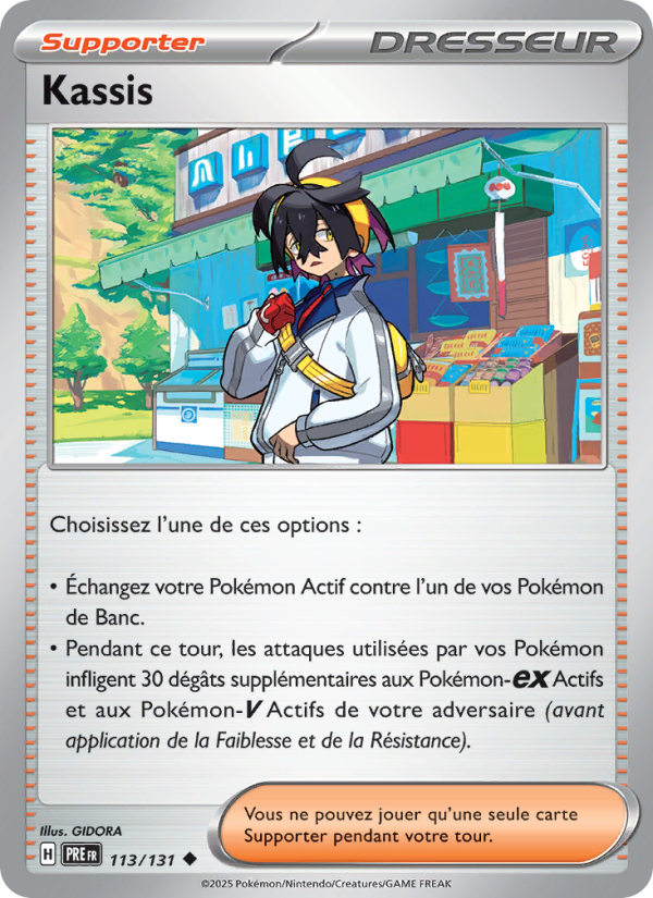 Kassis 113 — Évolutions Prismatiques (French Pokémon TCG card)