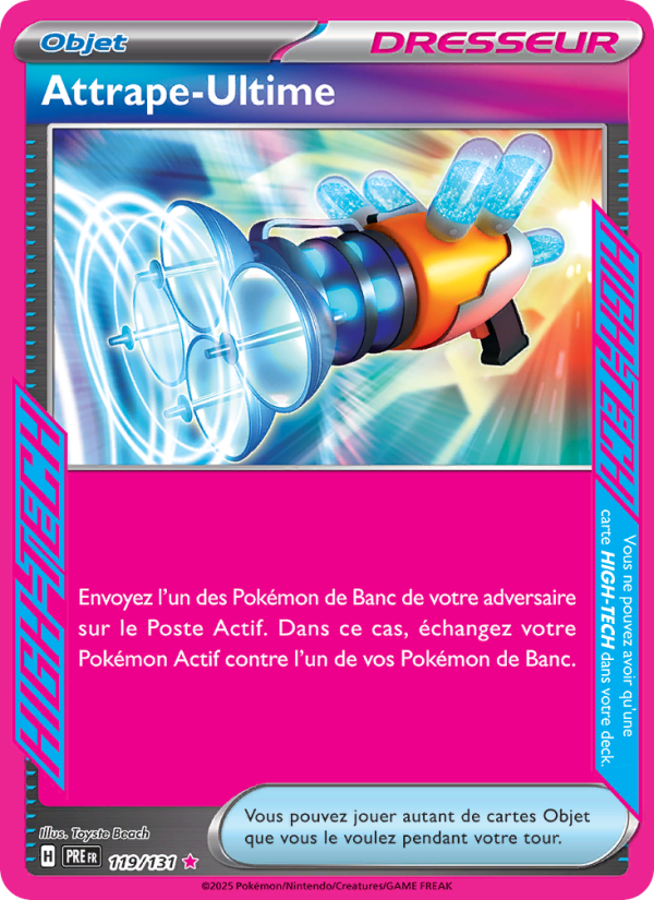 Attrape-Ultime 119 — Évolutions Prismatiques (French Pokémon TCG card)