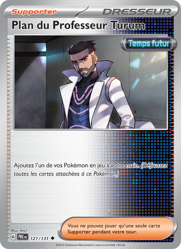 Plan du Professeur Turum 121 — Évolutions Prismatiques (French Pokémon TCG card)