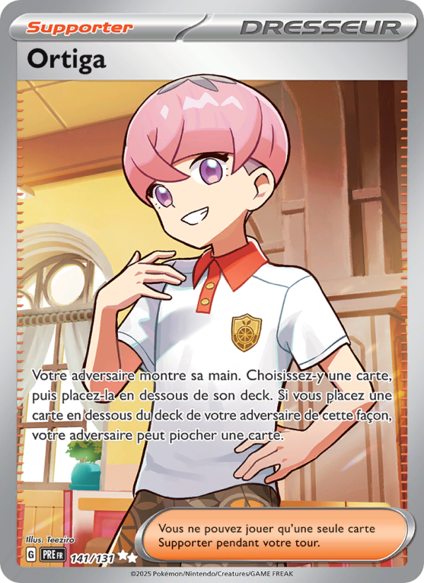Ortiga 141 — Évolutions Prismatiques (French Pokémon TCG card)