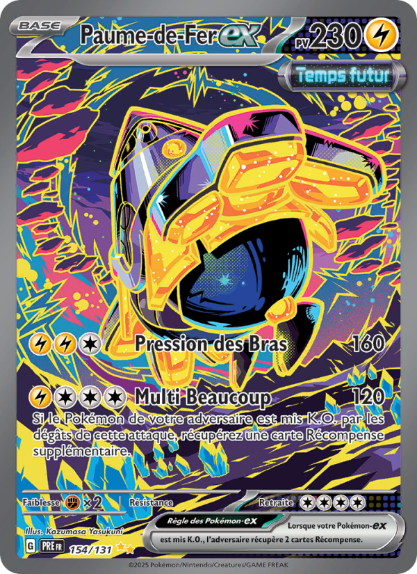 Paume-de-Fer-ex 154 — Évolutions Prismatiques (French Pokémon TCG card)
