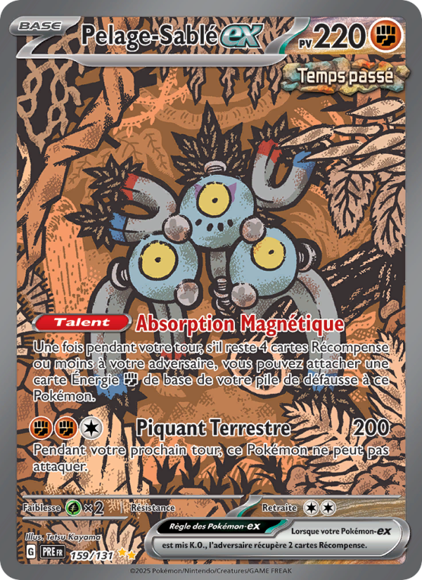 Pelage-Sablé-ex 159 — Évolutions Prismatiques (French Pokémon TCG card)