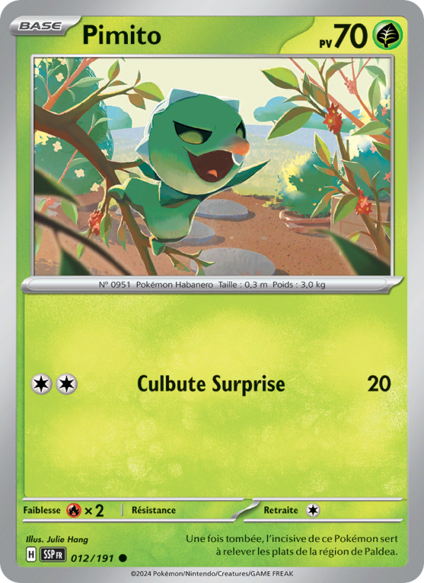 Pimito 012 — Étincelles Déferlantes (French Pokémon TCG card)