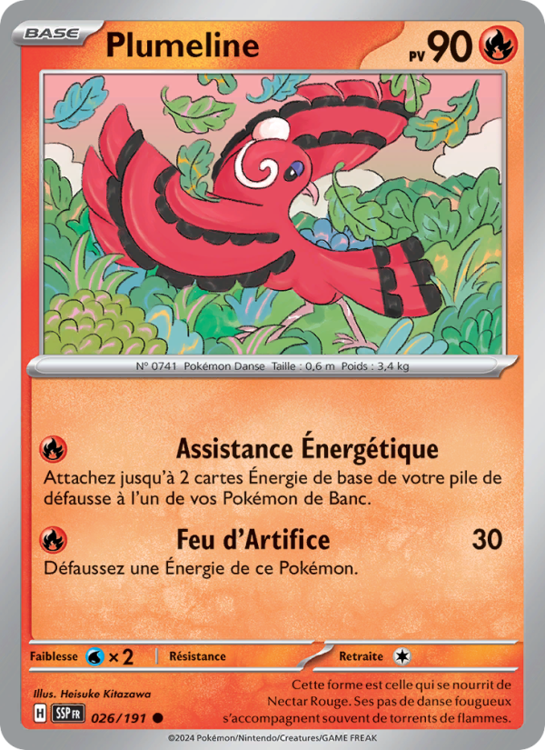 Plumeline 026 — Étincelles Déferlantes (French Pokémon TCG card)