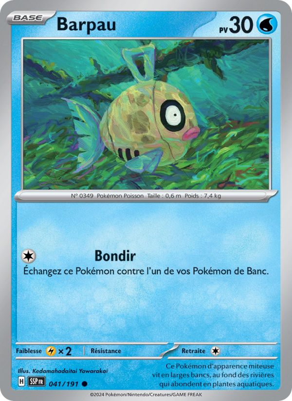 Barpau 041 — Étincelles Déferlantes (French Pokémon TCG card)