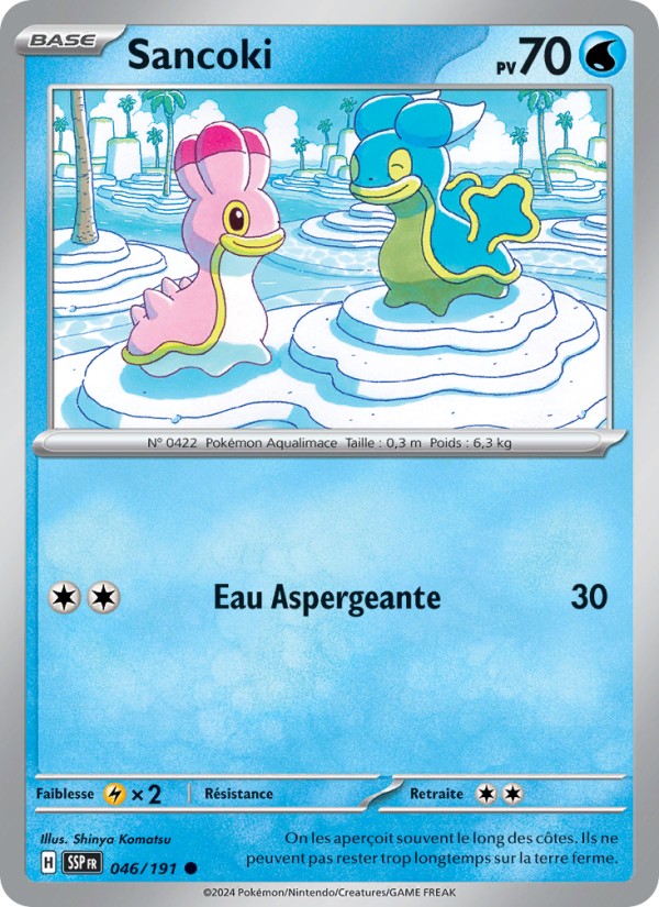 Sancoki 046 — Étincelles Déferlantes (French Pokémon TCG card)
