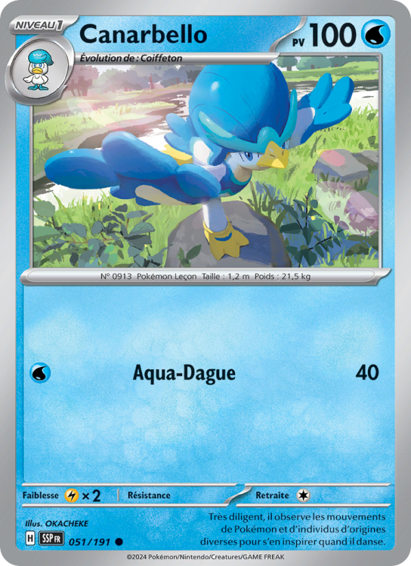 Canarbello 051 — Étincelles Déferlantes (French Pokémon TCG card)