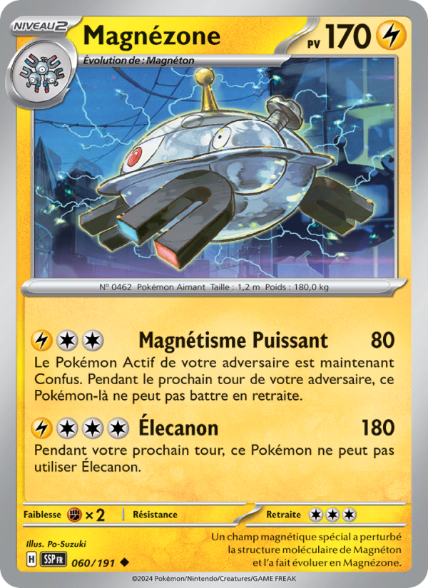 Magnézone 060 — Étincelles Déferlantes (French Pokémon TCG card)