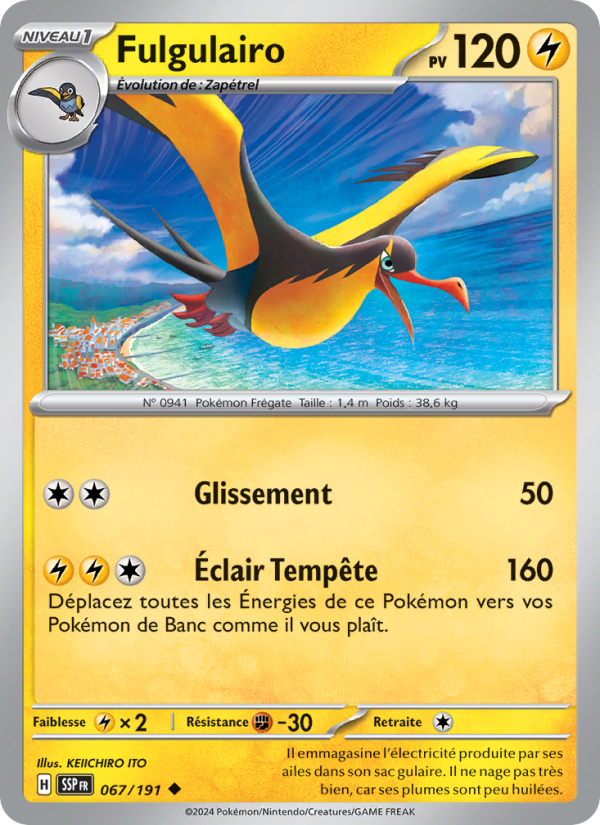 Fulgulairo 067 — Étincelles Déferlantes (French Pokémon TCG card)
