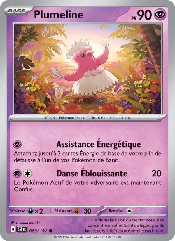 Plumeline 089 — Étincelles Déferlantes (French Pokémon TCG card)