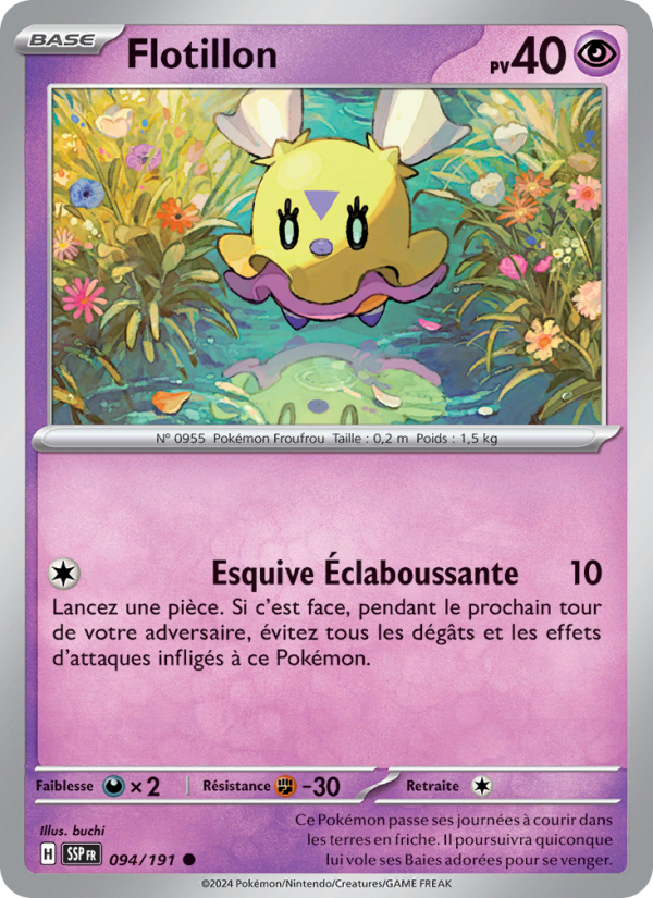 Flotillon 094 — Étincelles Déferlantes (French Pokémon TCG card)
