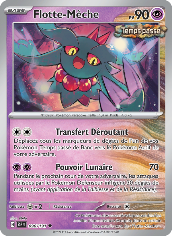 Flotte-Mèche 096 — Étincelles Déferlantes (French Pokémon TCG card)
