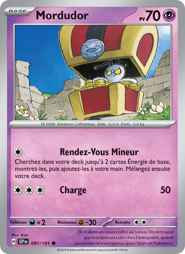 Mordudor 097 — Étincelles Déferlantes (French Pokémon TCG card)