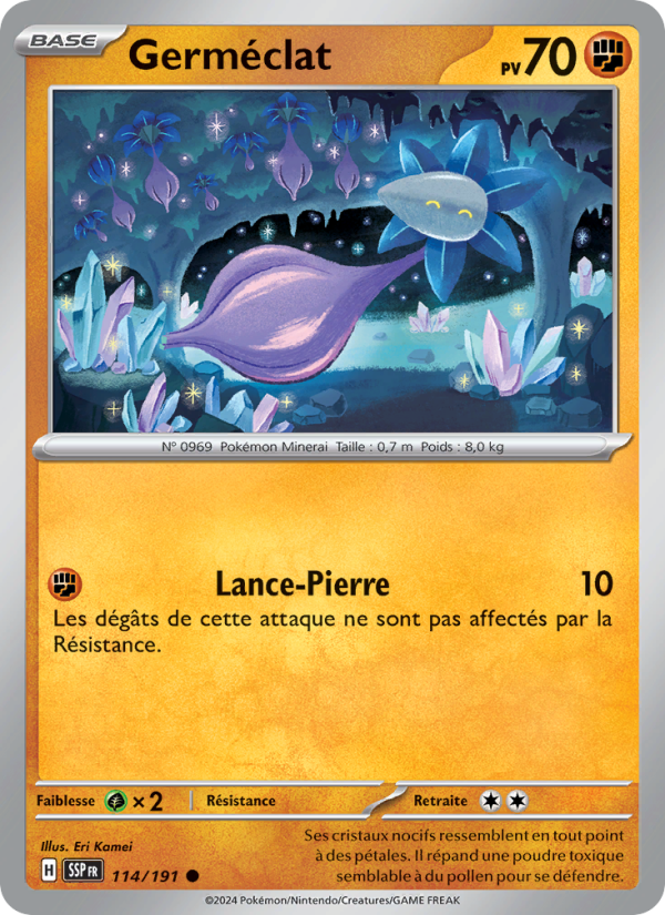 Germéclat 114 — Étincelles Déferlantes (French Pokémon TCG card)