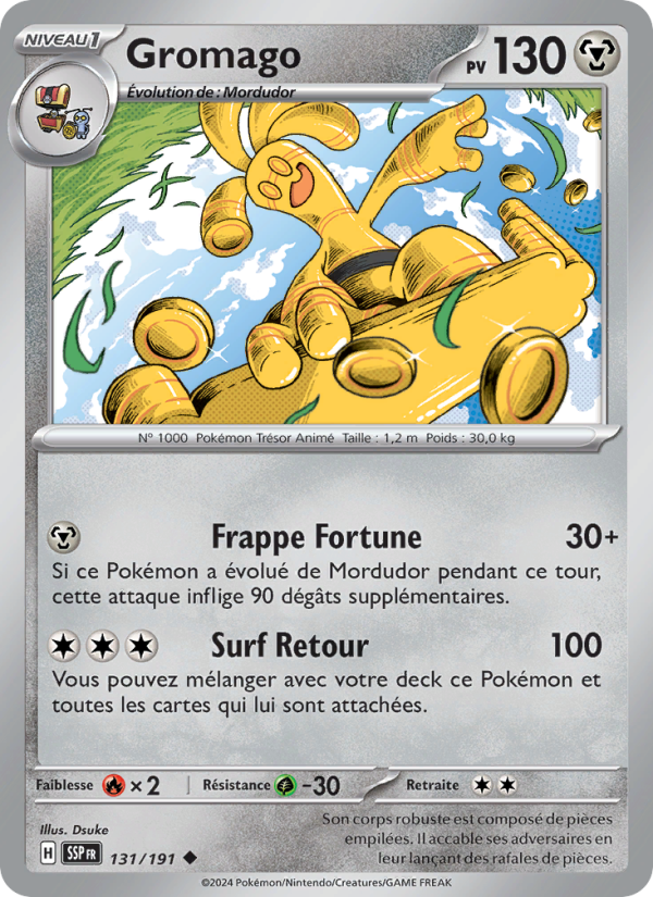 Gromago 131 — Étincelles Déferlantes (French Pokémon TCG card)