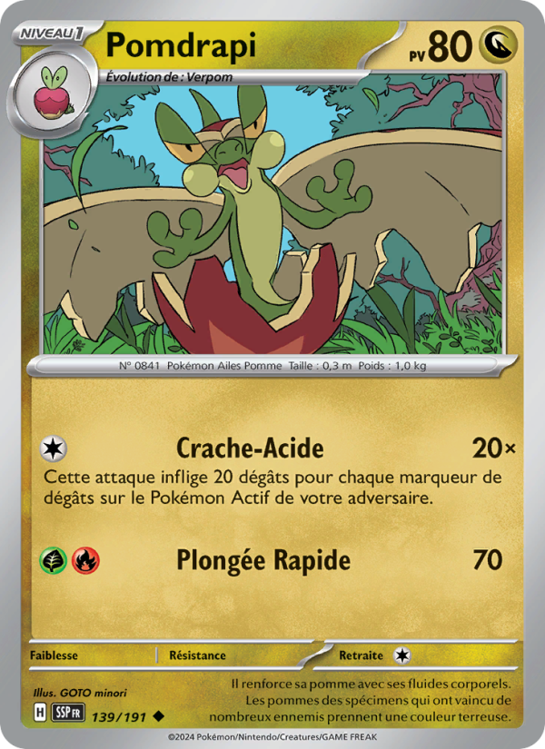 Pomdrapi 139 — Étincelles Déferlantes (French Pokémon TCG card)