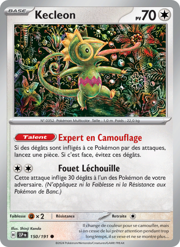 Kecleon 150 — Étincelles Déferlantes (French Pokémon TCG card)