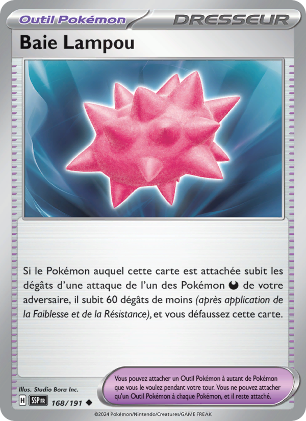 Baie Lampou 168 — Étincelles Déferlantes (French Pokémon TCG card)