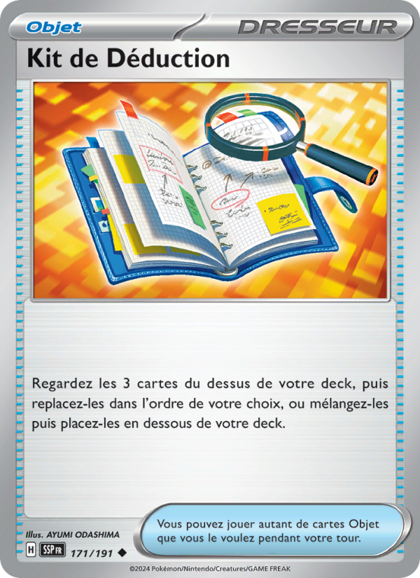 Kit de Déduction 171 — Étincelles Déferlantes (French Pokémon TCG card)