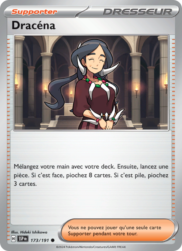 Dracéna 173 — Étincelles Déferlantes (French Pokémon TCG card)