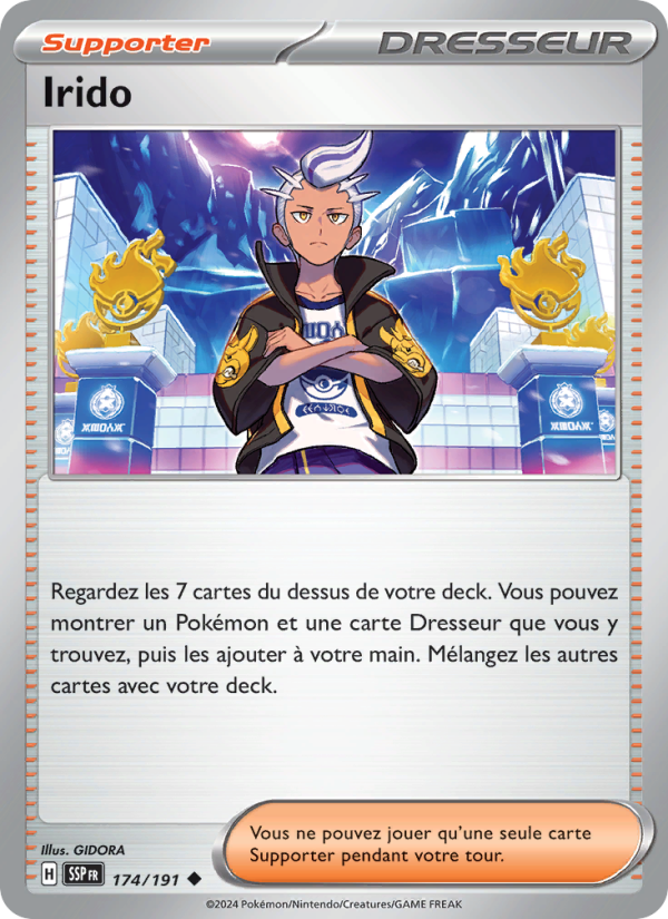 Irido 174 — Étincelles Déferlantes (French Pokémon TCG card)