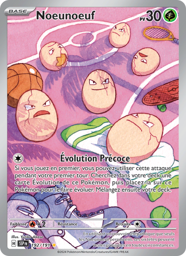 Noeunoeuf 192 — Étincelles Déferlantes (French Pokémon TCG card)