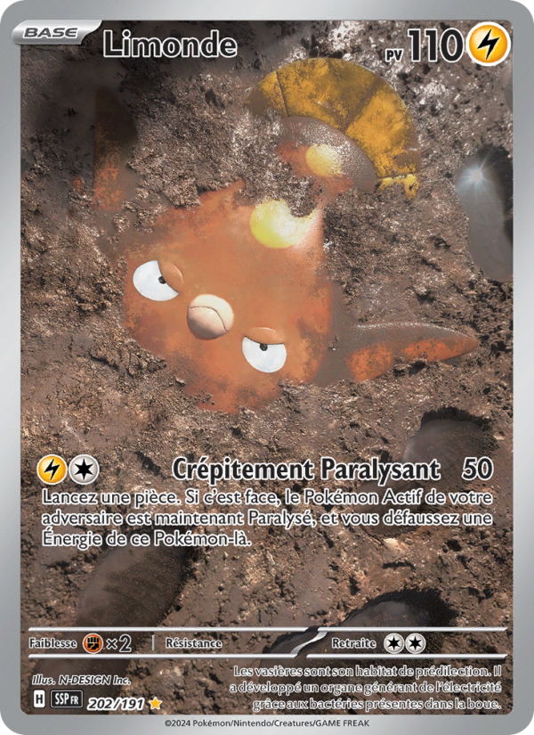 Limonde 202 — Étincelles Déferlantes (French Pokémon TCG card)