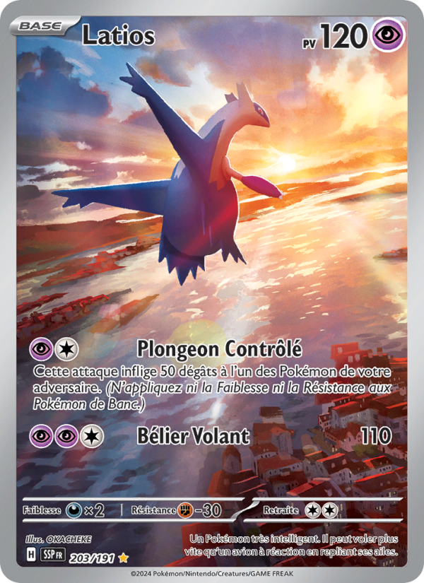Latios 203 — Étincelles Déferlantes (French Pokémon TCG card)