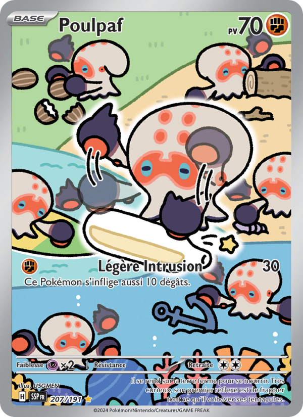 Poulpaf 207 — Étincelles Déferlantes (French Pokémon TCG card)
