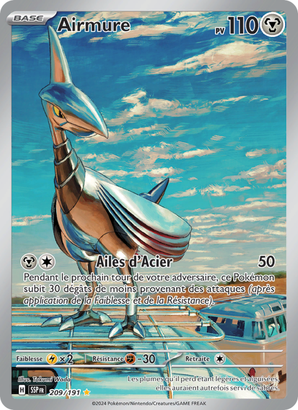 Airmure 209 — Étincelles Déferlantes (French Pokémon TCG card)