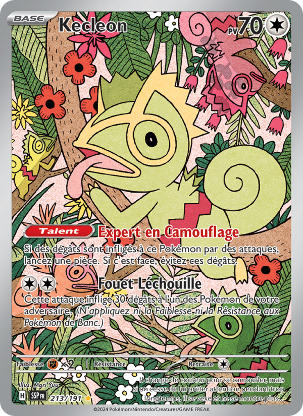 Kecleon 213 — Étincelles Déferlantes (French Pokémon TCG card)