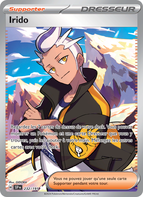 Irido 232 — Étincelles Déferlantes (French Pokémon TCG card)
