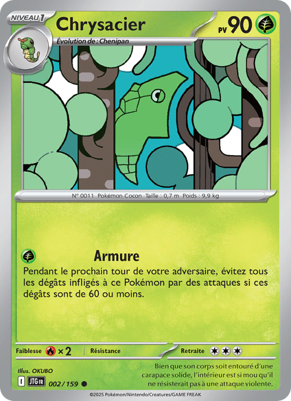 Chrysacier 002 — Aventures Ensemble (French Pokémon TCG card)