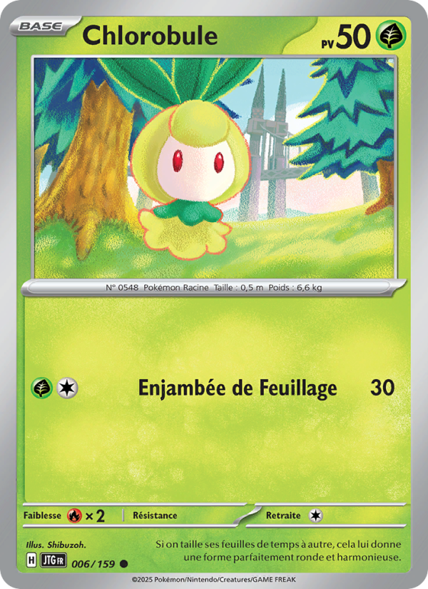 Chlorobule 006 — Aventures Ensemble (French Pokémon TCG card)