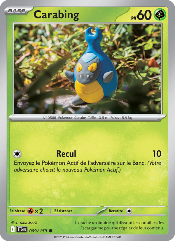 Carabing 009 — Aventures Ensemble (French Pokémon TCG card)