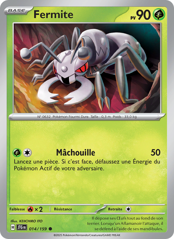 Fermite 014 — Aventures Ensemble (French Pokémon TCG card)