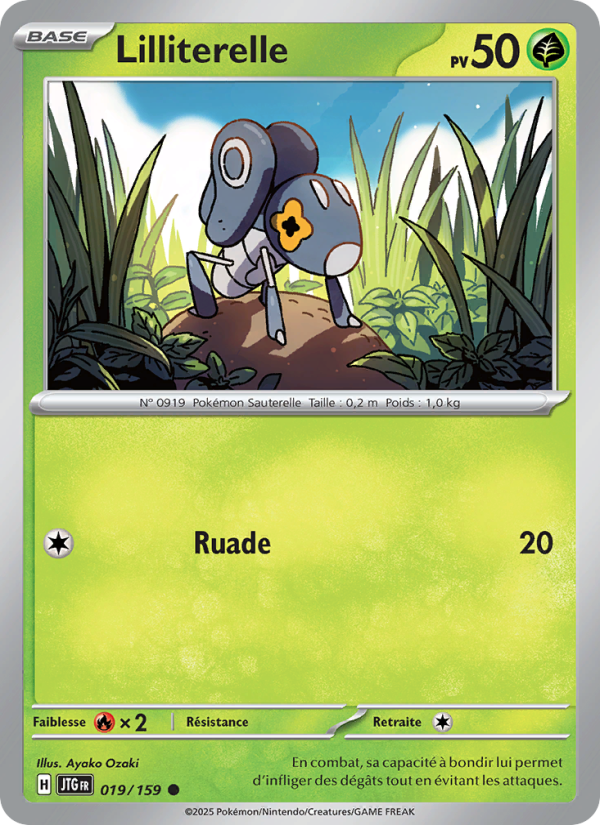Lilliterelle 019 — Aventures Ensemble (French Pokémon TCG card)