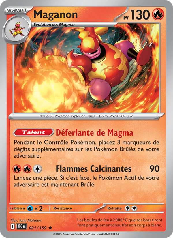 Maganon 021 — Aventures Ensemble (French Pokémon TCG card)