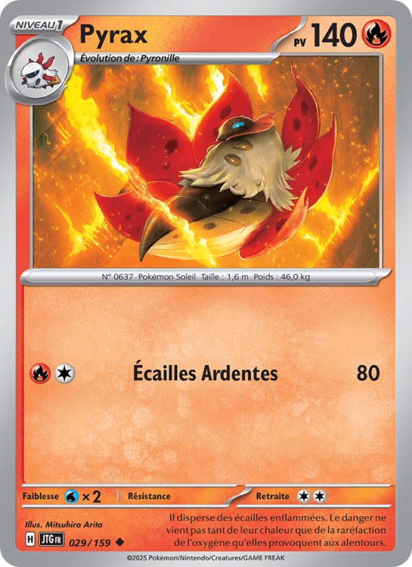 Pyrax 029 — Aventures Ensemble (French Pokémon TCG card)