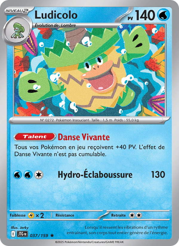Ludicolo 037 — Aventures Ensemble (French Pokémon TCG card)