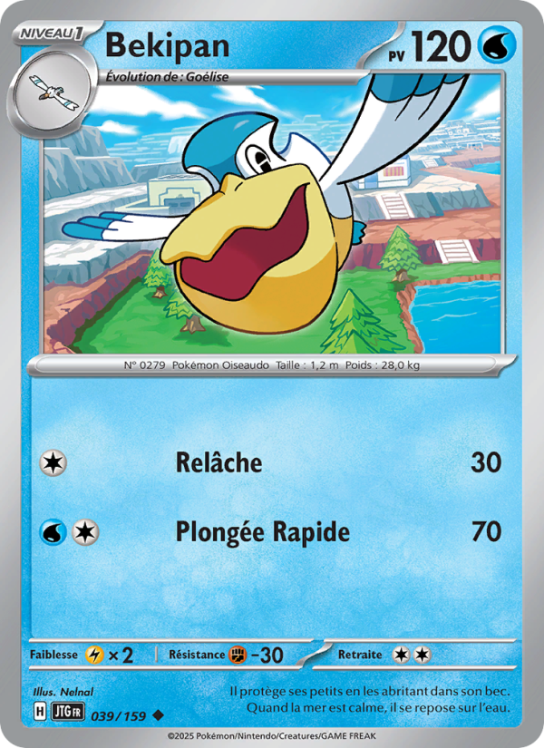 Bekipan 039 — Aventures Ensemble (French Pokémon TCG card)