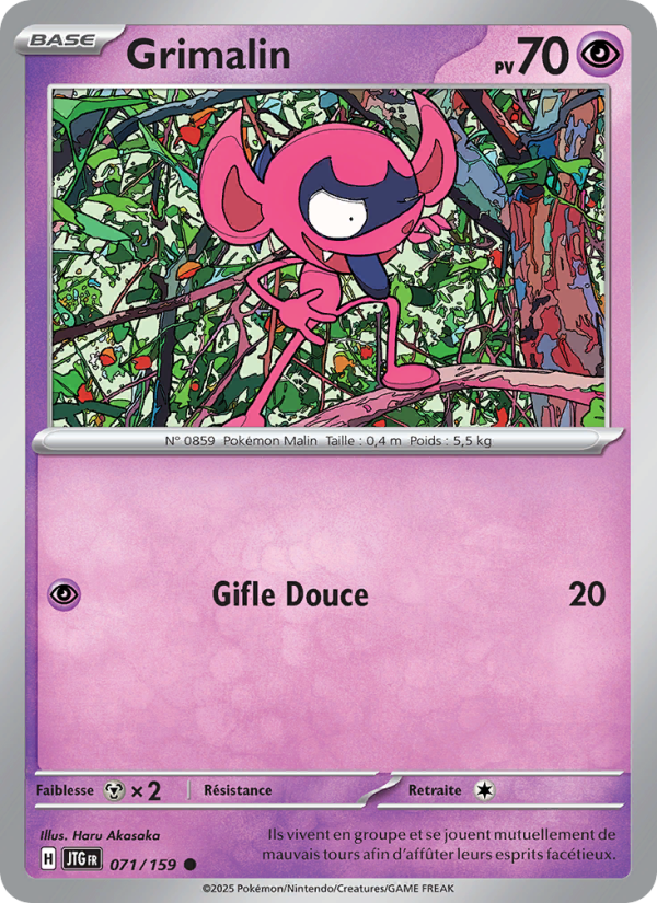 Grimalin 071 — Aventures Ensemble (French Pokémon TCG card)