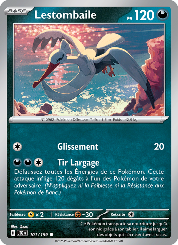 Lestombaile 101 — Aventures Ensemble (French Pokémon TCG card)
