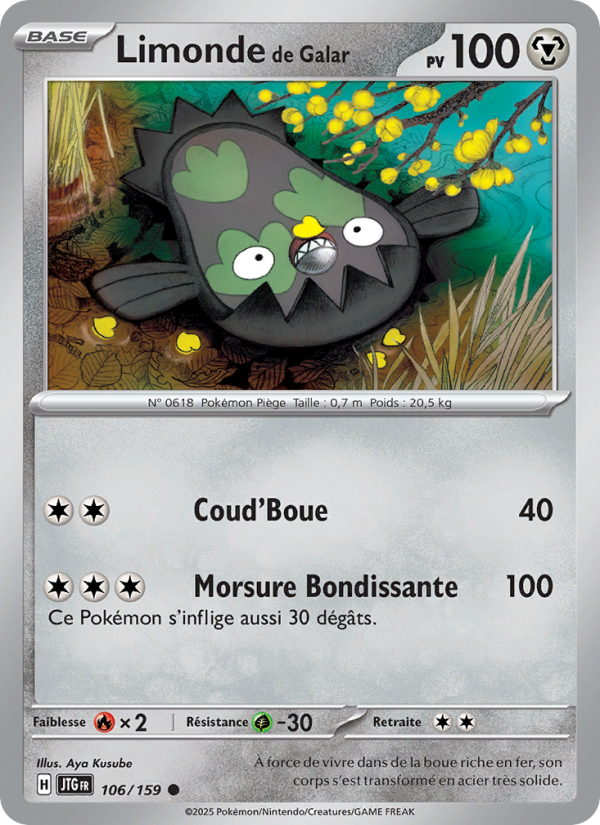 Limonde de Galar 106 — Aventures Ensemble (French Pokémon TCG card)