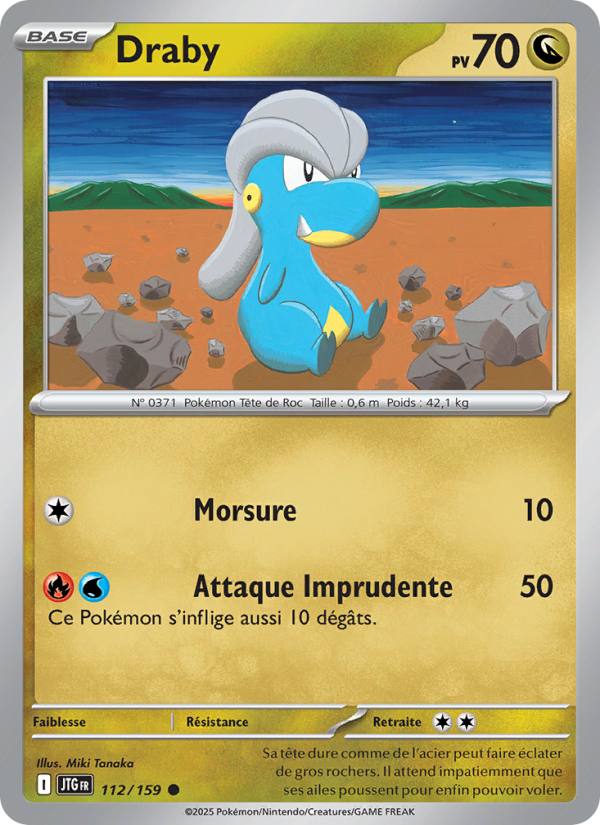 Draby 112 — Aventures Ensemble (French Pokémon TCG card)